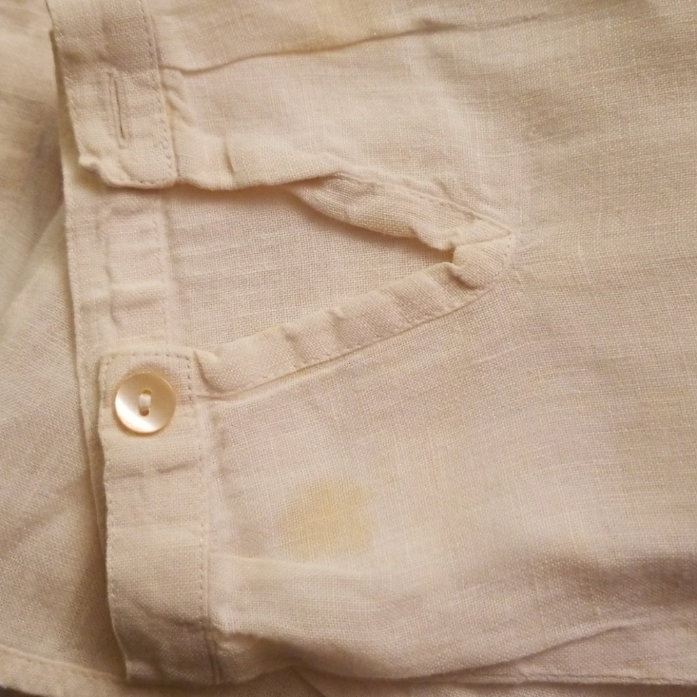 ~Reserved for Danielle~ J. Jill Cream Linen Blouse